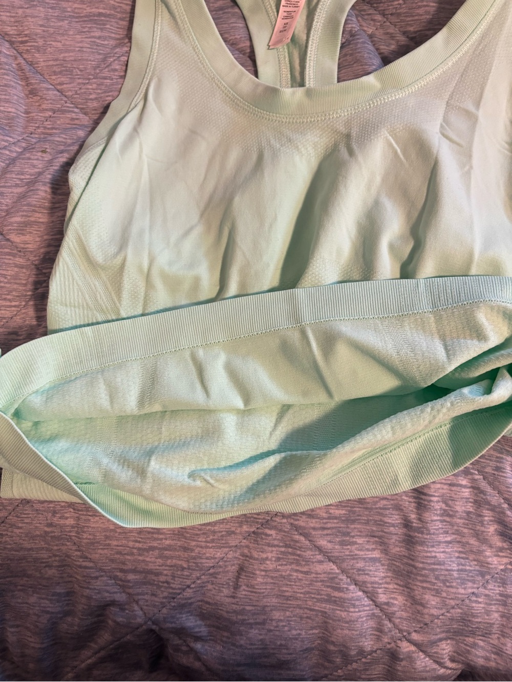 Athleta Light Mint Racerback Performance Tank - Picture 6 of 8